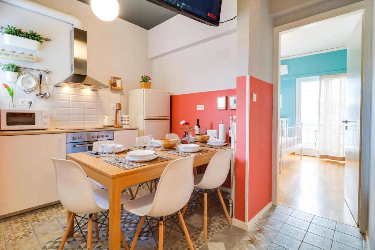 Spacious Central Flat☆3Min To Metro☆Ac|Netflix|Pc เอเธนส์ ภายนอก รูปภาพ