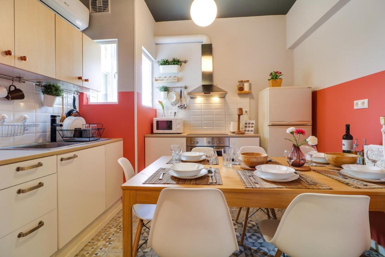 Spacious Central Flat☆3Min To Metro☆Ac|Netflix|Pc เอเธนส์ ภายนอก รูปภาพ