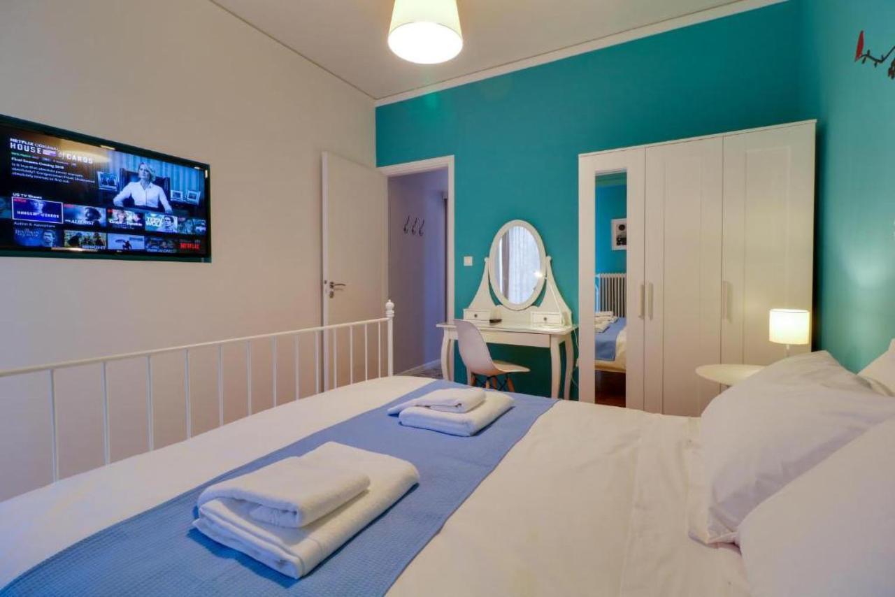 Spacious Central Flat☆3Min To Metro☆Ac|Netflix|Pc เอเธนส์ ภายนอก รูปภาพ