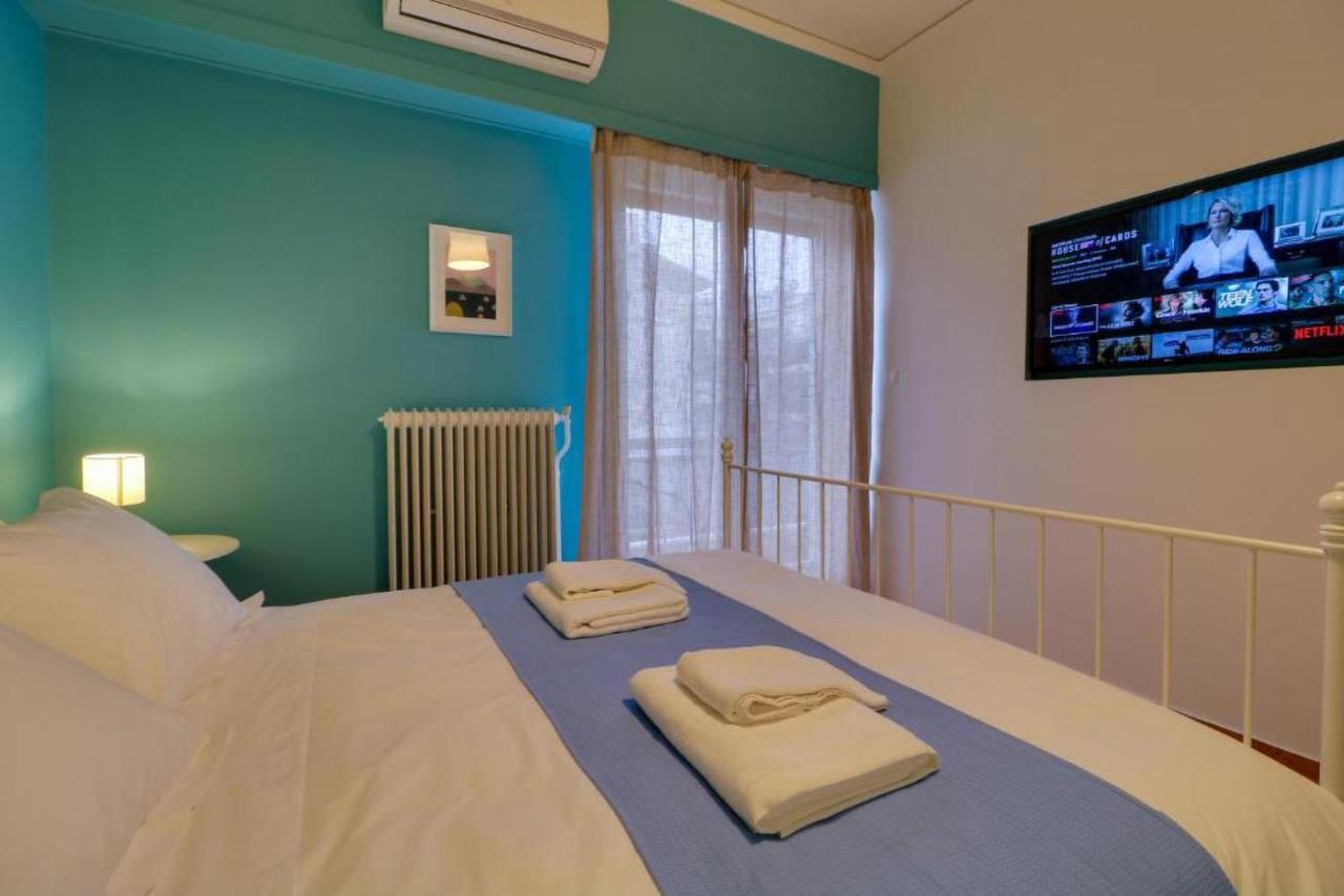 Spacious Central Flat☆3Min To Metro☆Ac|Netflix|Pc เอเธนส์ ภายนอก รูปภาพ